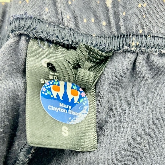 Calida Bamboo Navy Blue Star Galaxy Print Loungewear Pajama Set Medium - Picture 12 of 14